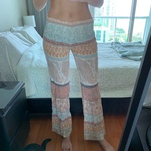 Beachy palazzo pants